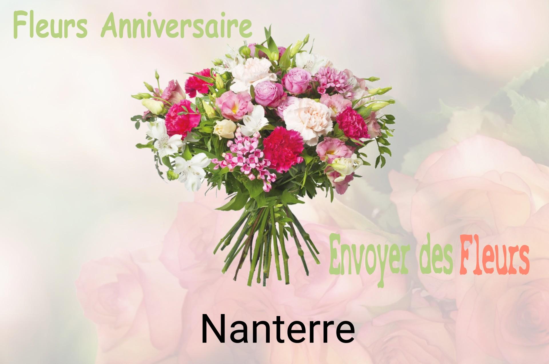 Bouquet de fleurs d’anniversaire livré à Nanterre
