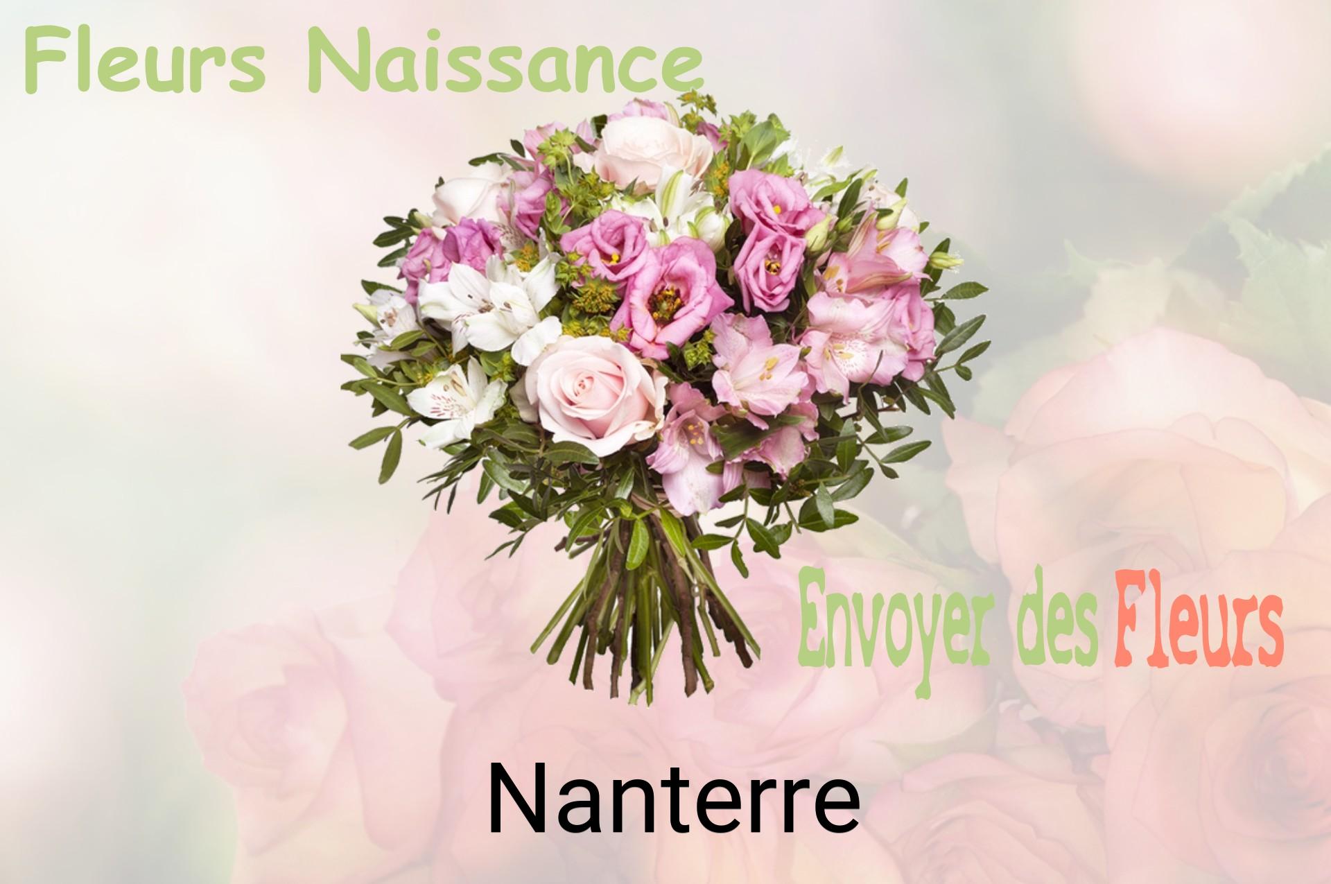 Bouquet de fleurs de naissance livré à Nanterre