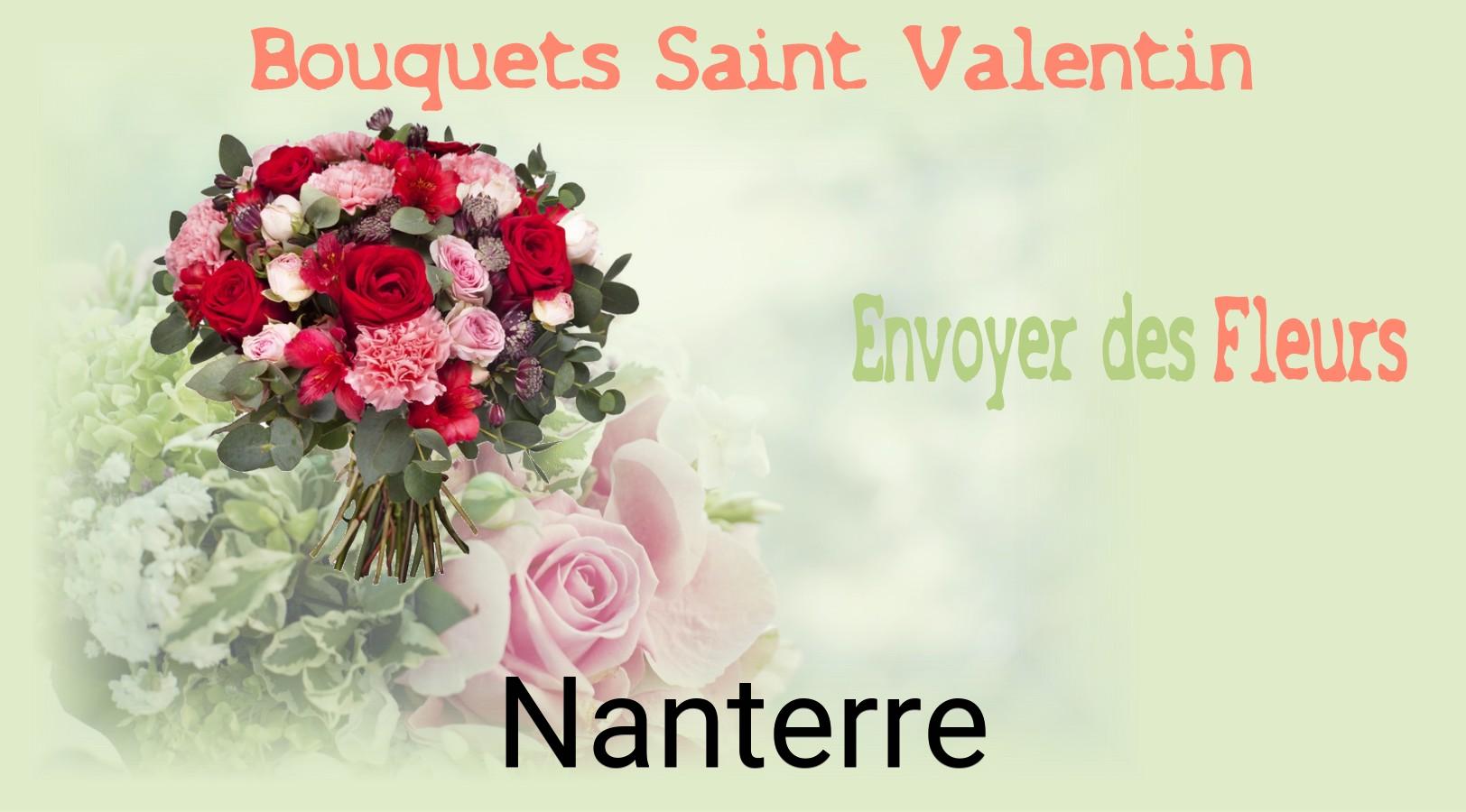 Roses de Saint-Valentin livrées à Nanterre